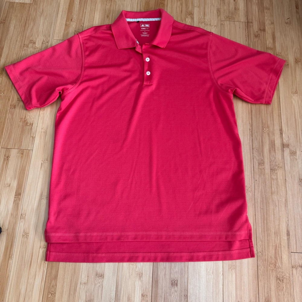 Men’s Adidas Climalite Mens Golf shirt Size Large